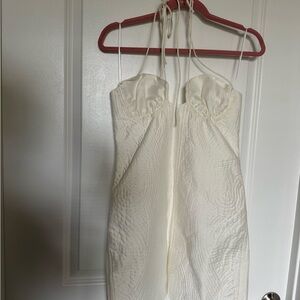 Cult Gaia Tia White Mini Dress